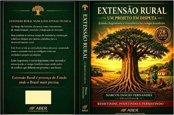 Capa do livro Extensão Rural