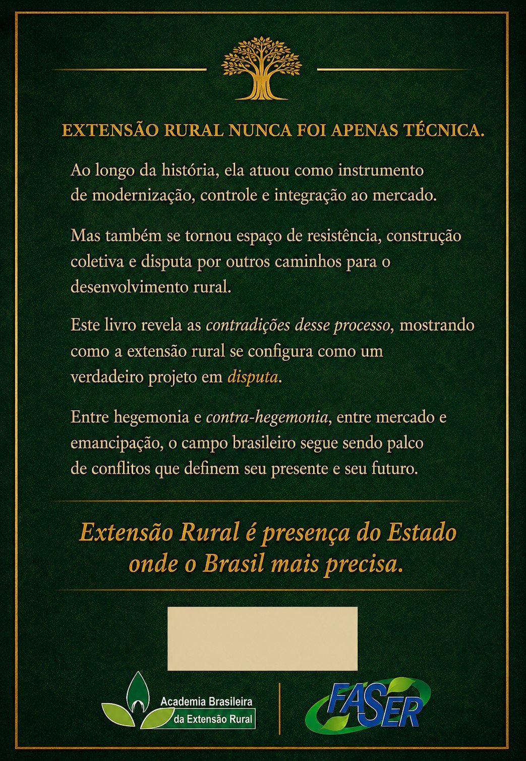 Contracapa do livro